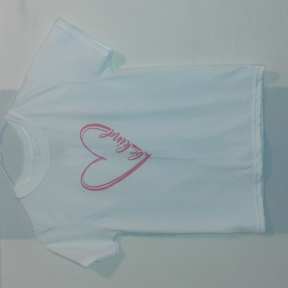 Be Kind t-shirt WONDER NATION size M Homemade Design